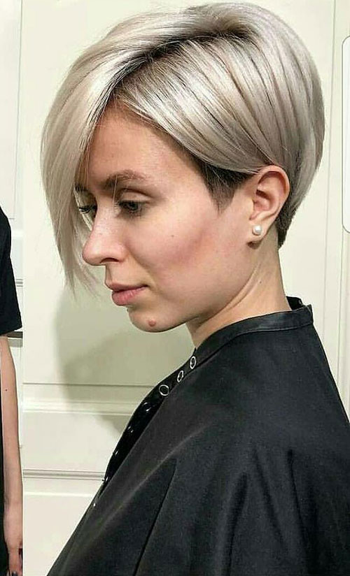 Side Parted Pixie