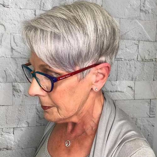 Straight Fine Grey Hair