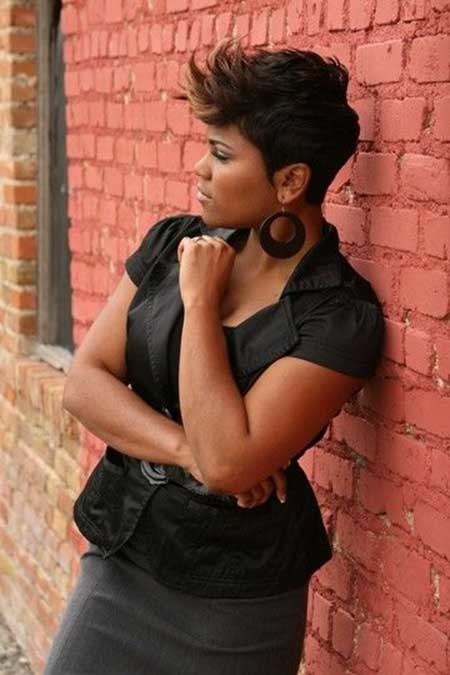 The Cool Pixie Haircut with Spiky Front