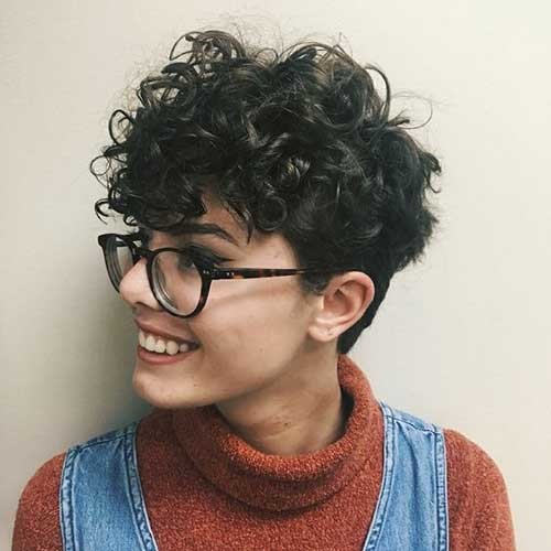 Thick Curly Pixie