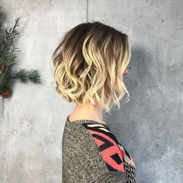 12 short haircuts for thick wavy hair