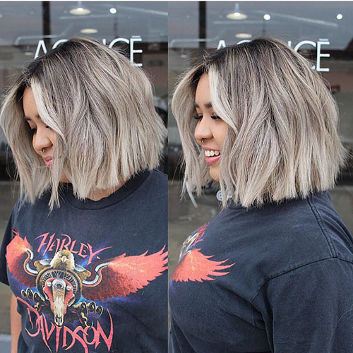 13 short haircut.com ash blonde ombre short hair