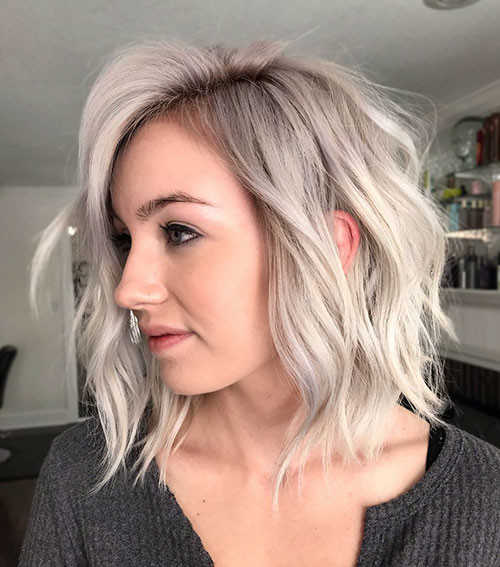 15 short haircut.com ash blonde balayage short hair