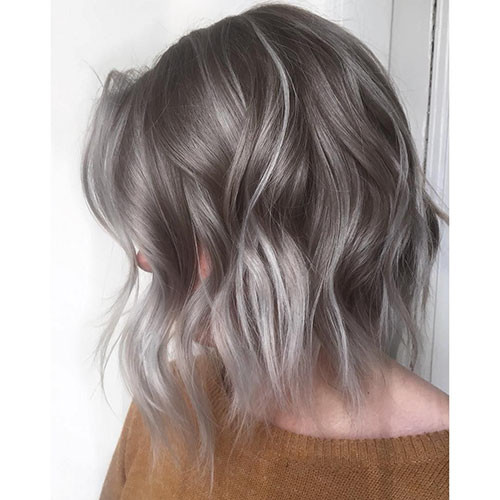 18 short haircut.com ash blonde balayage short hair