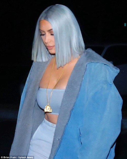 25 short pastel blue hair