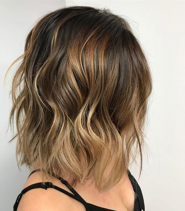 36 short layered wavy hair