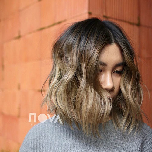 50 wavy bob