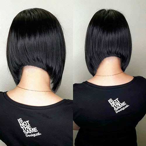 65 angled bob
