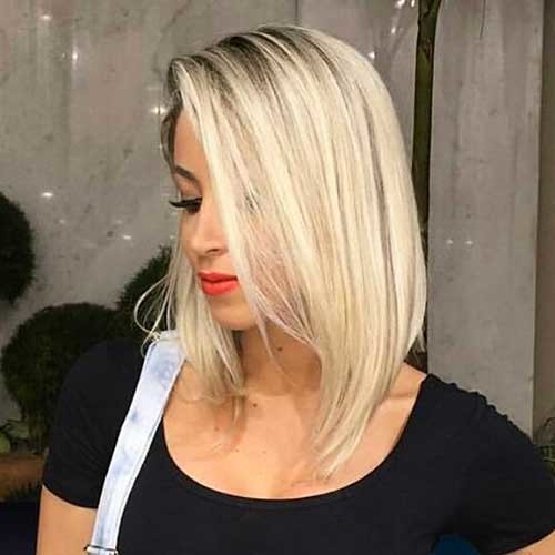 Angled Long Bob