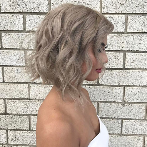 Ash Blonde Short Hair