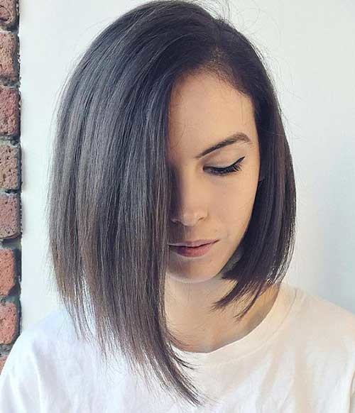 Asymmetrical Hairstyle for Short Fine Hair