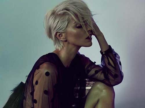 Attractive Long Pixie Bob Haircut
