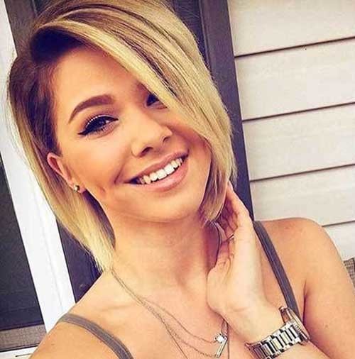 Blonde Short Haircut