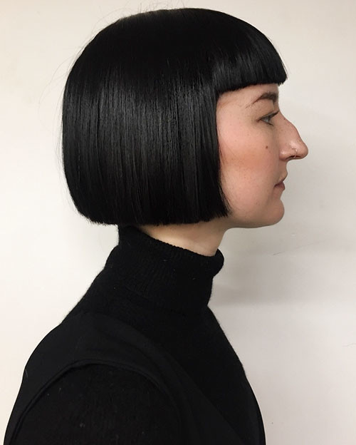 Blunt Bob With Bangs 1