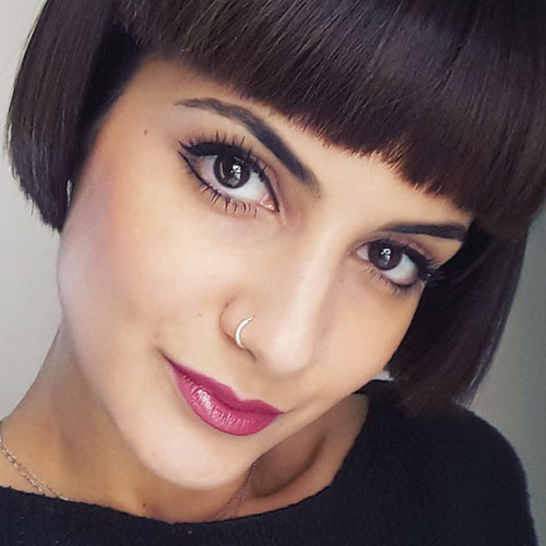 Blunt Cut Bob With Bangs 2