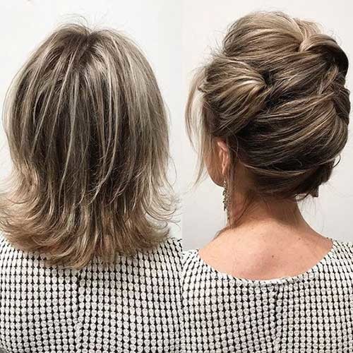 Bob Cut Updo