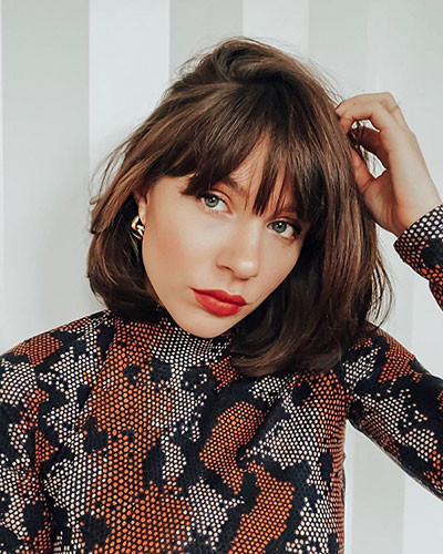 Bob Haircuts with Bangs