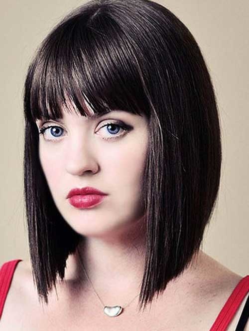Bob Short Cut Straight with Blunt Bangs