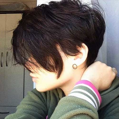 Brunette Pixie