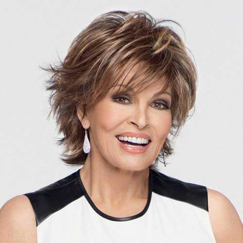 Chic Short Hair Style for Over 50