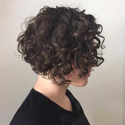 Chin Length Curly Bob