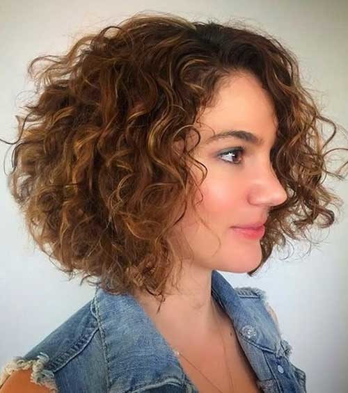 Curly Permed Bob