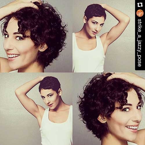 Curly Short Hair Idea