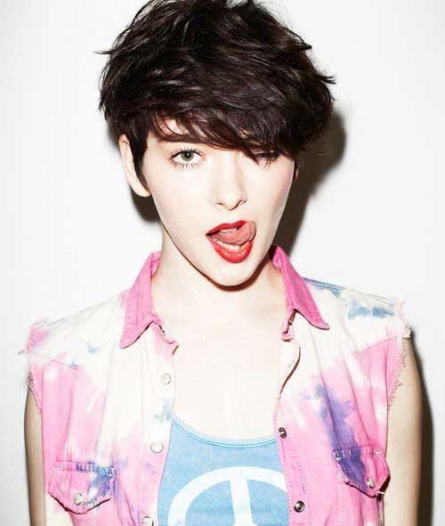 Cute Bangs Pixie Style