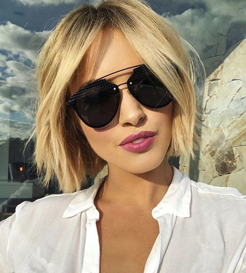 Cute Blonde Short Hair