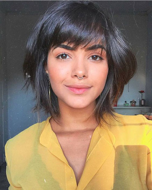 Cute Bob for Brunettes