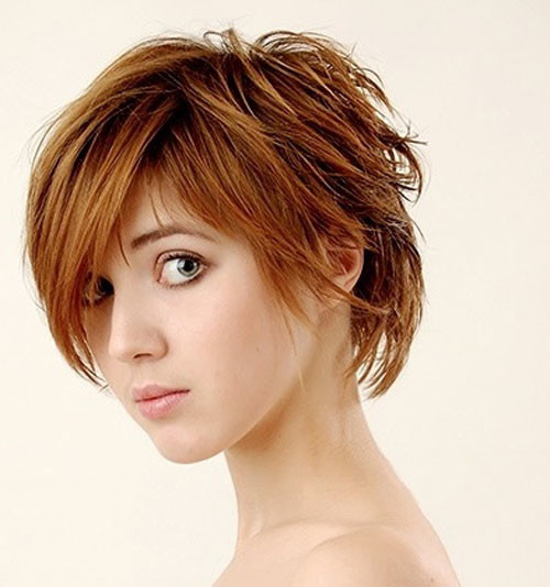 Cute red hairstyle
