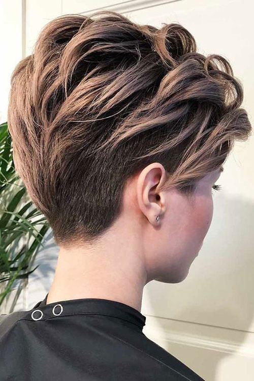 Dark Blonde Pixie