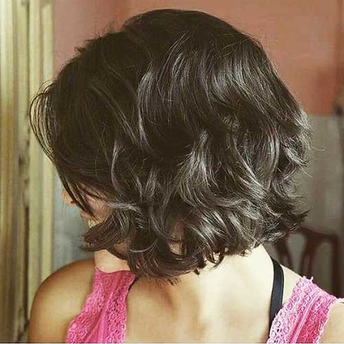 Dark Layered Short Bob