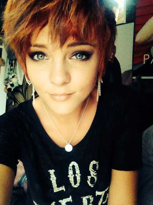 Girl with Pixie Cut
