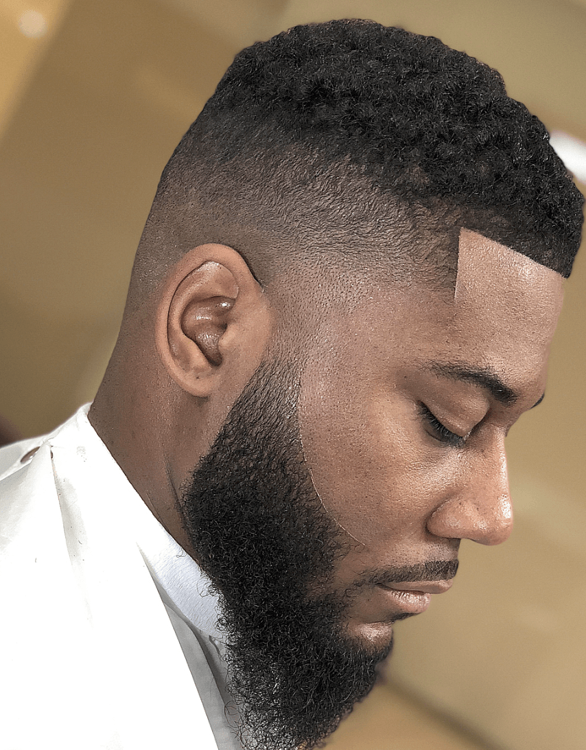 High Fade with a Beard
