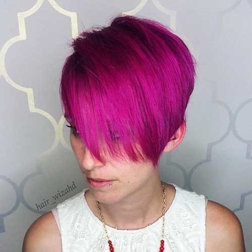 Hot Magenta Hair
