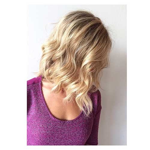 Inverted Lob Hairstyle