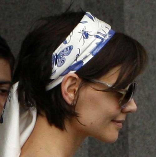 Katie Holmes short haircut