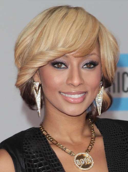 Keri Hilson Cute Blonde Bob