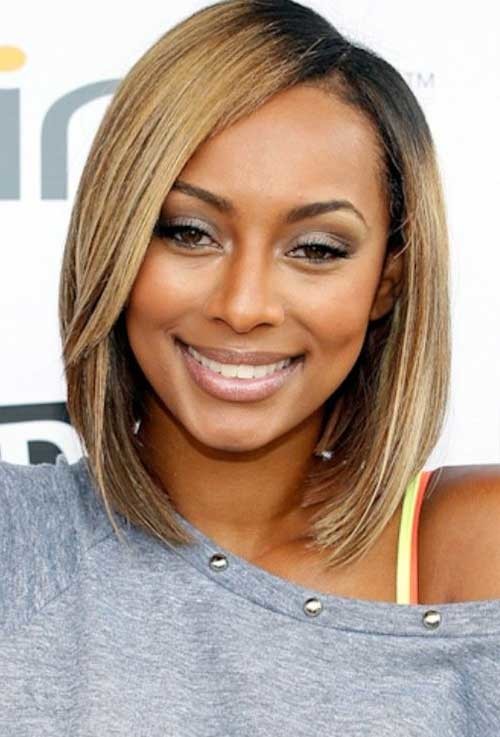 Keri Hilson Dark Roots and Blonde Bob