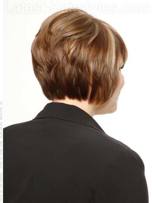 Layered Back Short Bob for Women