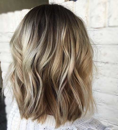 Layered Blonde Bob