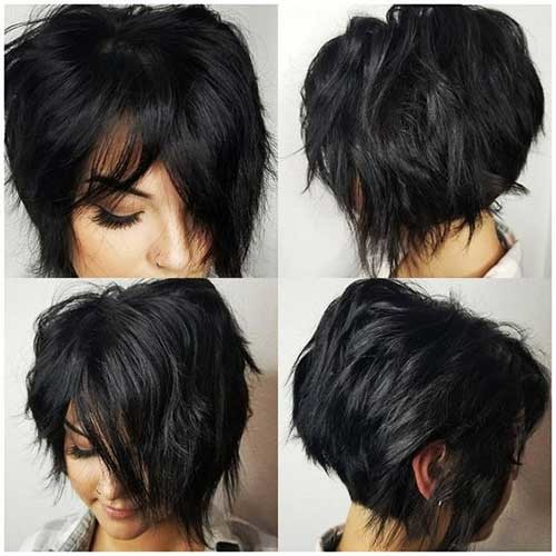 Layered Cut Short Hair