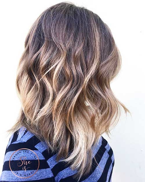 Lob for Thick Hair