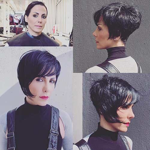 Modern Short Hair with Bangs