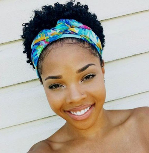 Natural Hair with Headband