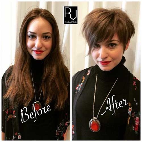 Pixie Hair with Bangs