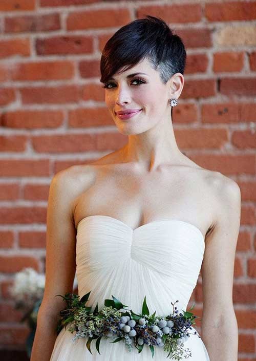 Pixie Wedding Hairstyle