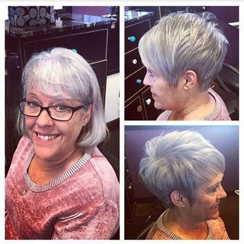 Pixie with Long Bangs