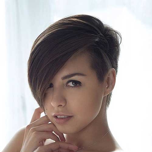 Shaved on one Side